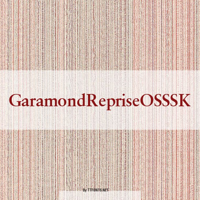GaramondRepriseOSSSK example